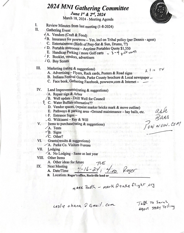 2024-03-18 All Nations Gathering Committee Minutes