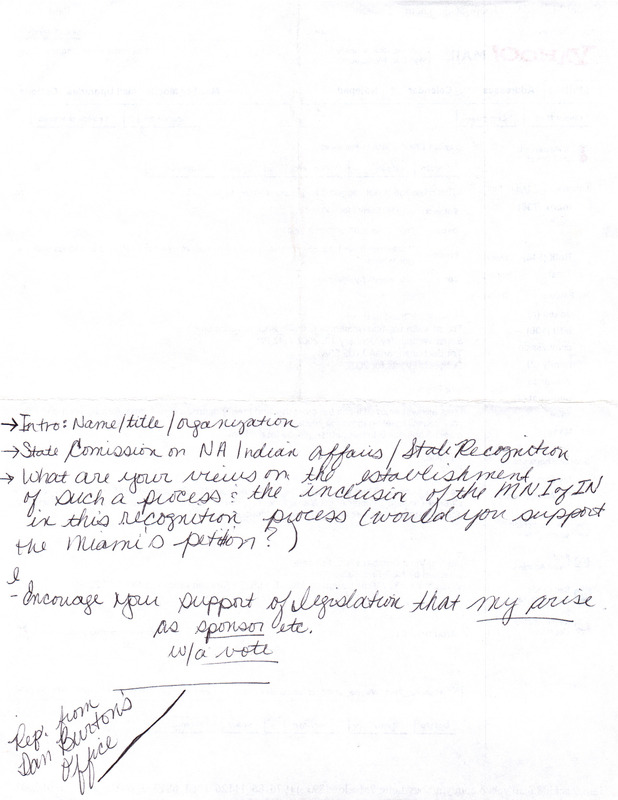 2007-01-10 Personal Correspondence Chief Brian Buchanan